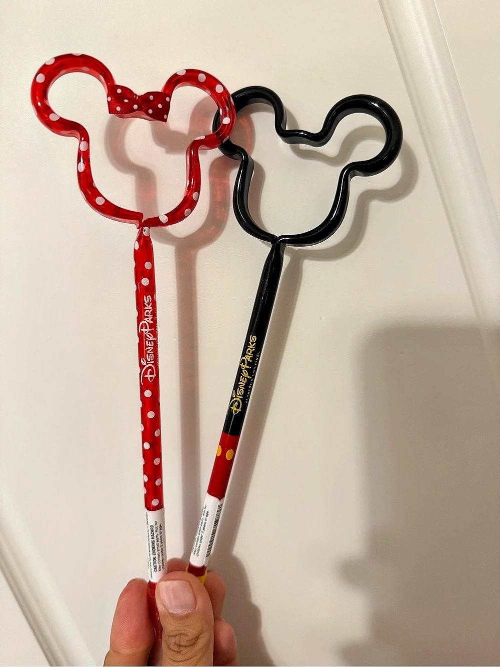 Disney Mickey-Shaped Red & Black Novelty pens